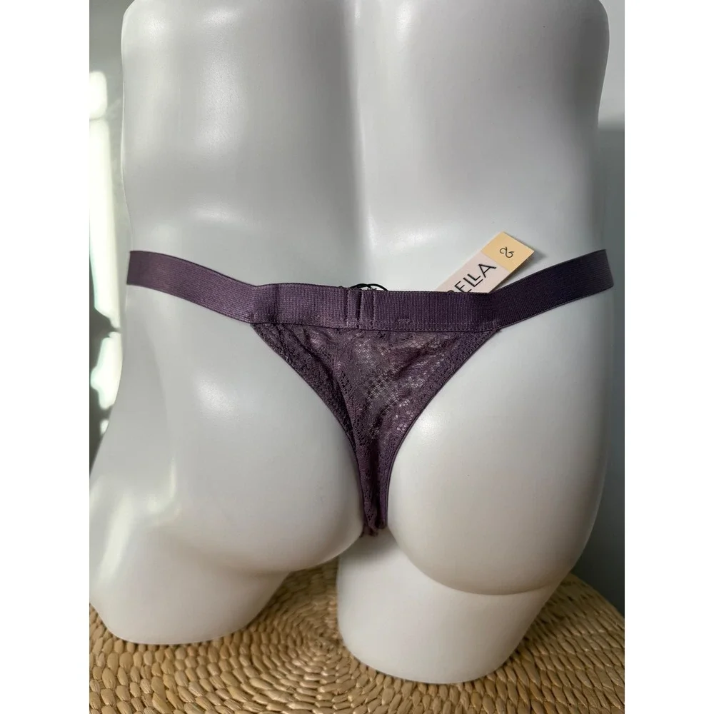 Cosabella‎ Never Say Never Comfort Micro Brief Purple Lace Men's Underwear NWT L